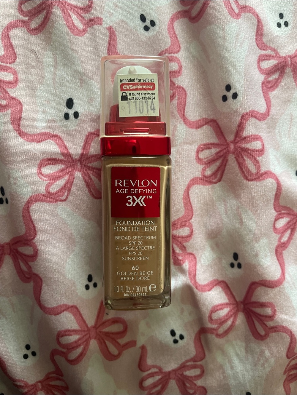 Revlon Age Defying 3X Cream Foundation Makeup, SPF
20, Golden Beige, 1 fl oz
